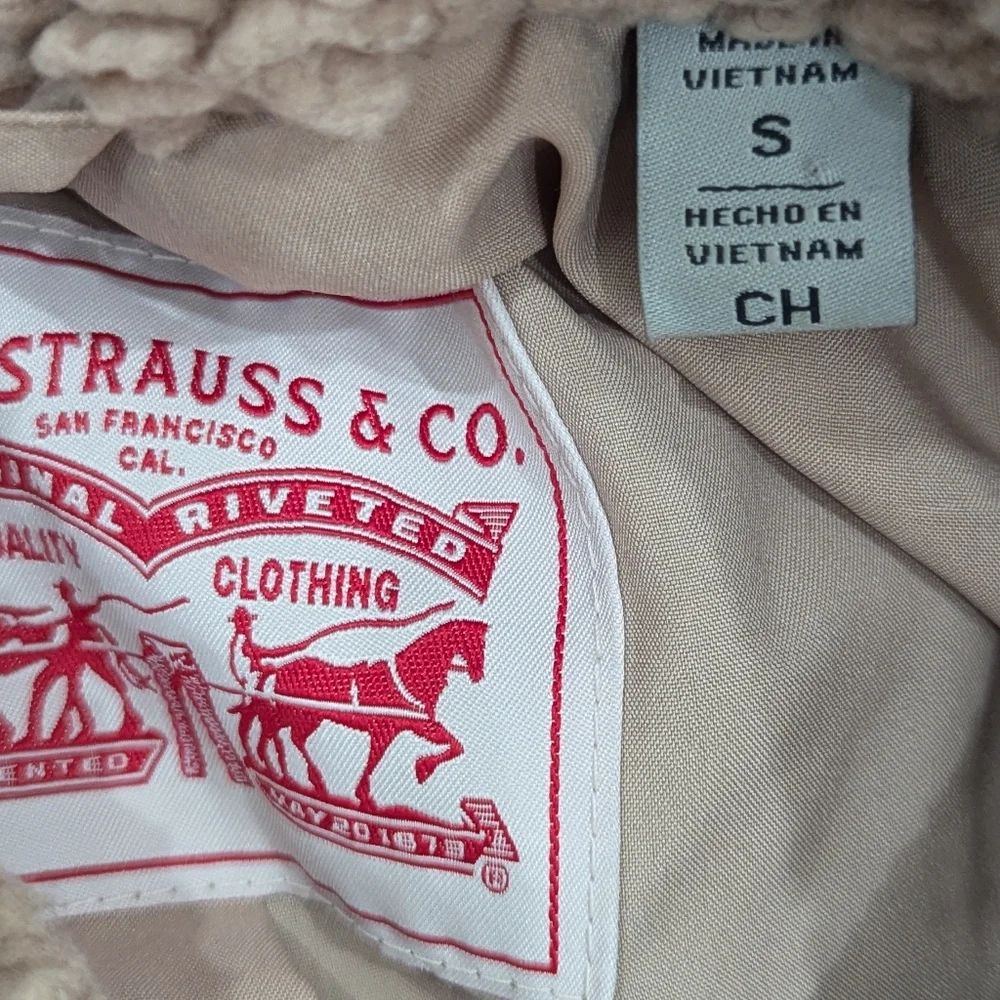 Levi's Teddy Jacket Small - Picture 5 of 5